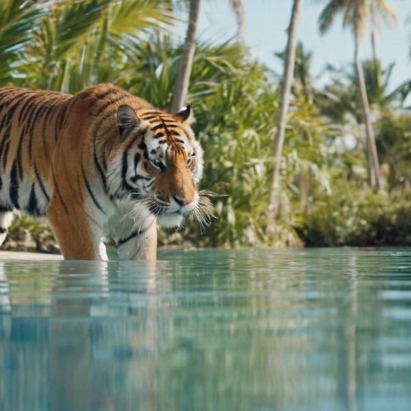 Czy tygrysy potrafią pływać