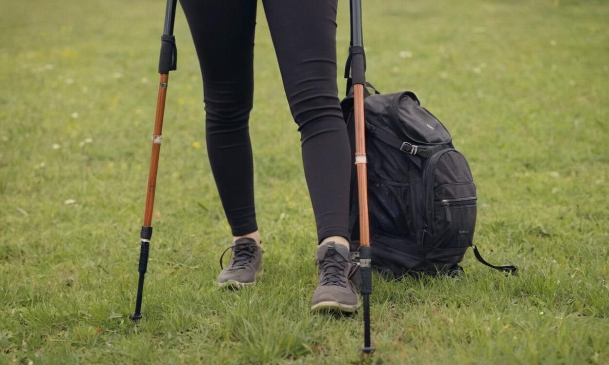 Jak założyć buciki na kijki nordic walking